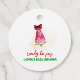 アイスクリームベビーポップ・アートのシャワー準備ポッシクル フェイバータグ