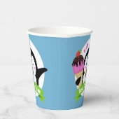 アイスクリームペンギンカスタム色 紙コップ (右)