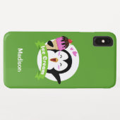 アイスクリームペンギン名前をカスタムする&カラーフォンケース Case-Mate iPhoneケース (裏面(横))