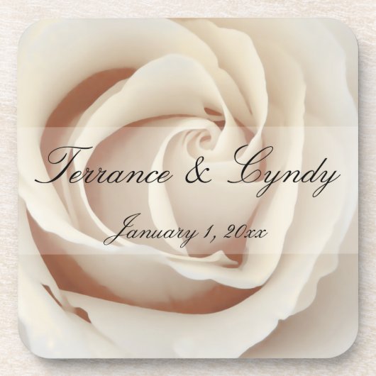 アイスクリームホワイトローズ コースター (正面)