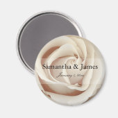 アイスクリームホワイトローズ マグネット (正面/裏面)