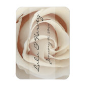 アイスクリームホワイトローズ マグネット (縦)