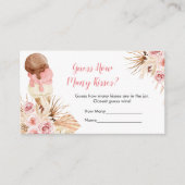 アイスクリームボヘミアンパンパスグラス何人のキス エンクロージャーカード (正面)