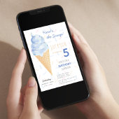 アイスクリームボーイ誕生日 招待状