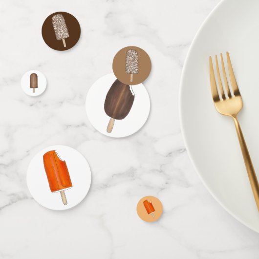 アイスクリームポップバーポプシクルクレムシクルピクニック コンフェッティ (グループ)