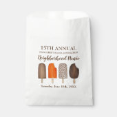 アイスクリームポップバーポプシクルクレムシクルピクニック フェイバーバッグ (正面)