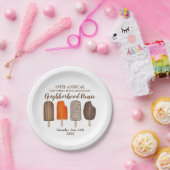 アイスクリームポップバーポプシクルクレムシクルピクニック ペーパープレート (パーティー)