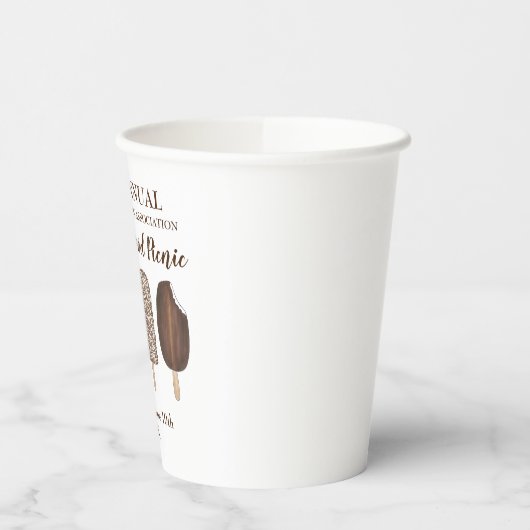 アイスクリームポップバーポプシクルクレムシクルピクニック 紙コップ (左)