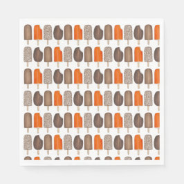 アイスクリームポップバーポプシクルクレムシクルファッジ スタンダードランチョンナプキン