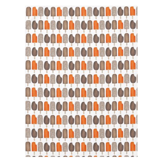 アイスクリームポップバーポプシクルクレムシクルファッジ テーブルクロス (正面)