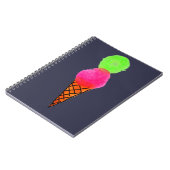 アイスクリームポップ・アートのアート ノートブック (左側)