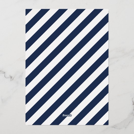 アイスクリームポップ・アートのサマーBBQパーティー 箔招待状 (裏面)