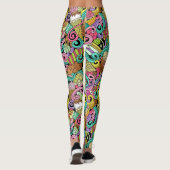 アイスクリームポップ・アートのファッションレギンス レギンス (裏面)