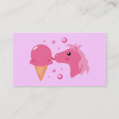 アイスクリームポニー名刺 名刺 (裏面)