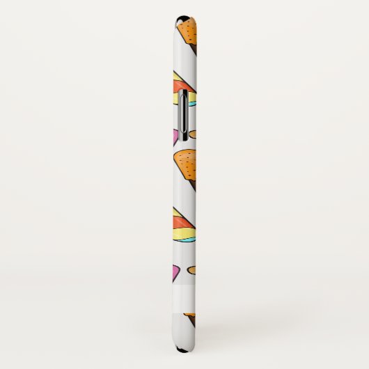 アイスクリームポプシクル名前をカスタムするの電話ケース Case-Mate iPhoneケース (裏面/右)