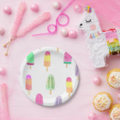 アイスクリームポプシクル紙プレート ペーパープレート (パーティー)