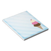 アイスクリームメモ帳 ノートパッド (アングル)