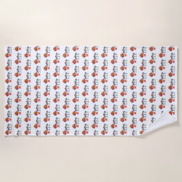 アイスクリームメルト ビーチタオル