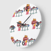 アイスクリームメルト ラージ壁時計 (傾斜)