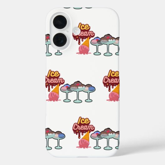アイスクリームメルト Case-Mate iPhoneケース (裏面)
