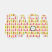 アイスクリームモノグラパーソナライズされたム フェイバーボックス (折り畳みなし)