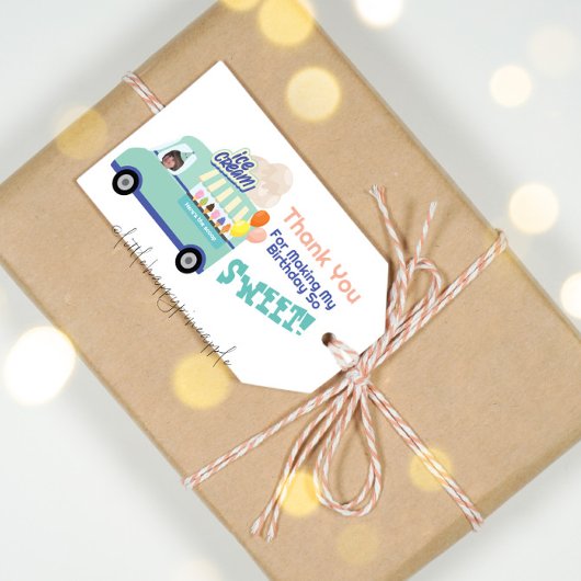 アイスクリームユースクリーム誕生日 ギフトタグ