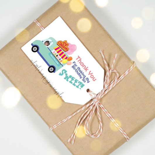 アイスクリームユースクリーム誕生日 ギフトタグ