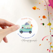 アイスクリームユースクリーム誕生日 ラウンドシール