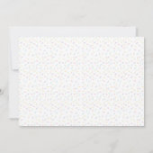 アイスクリームユー叫ぶ4番目の誕生日招待状 招待状 (裏面)