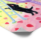 アイスクリームラブラドールアートワーク ポスター (角)