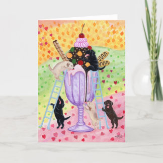 アイスクリームラブラドール カード