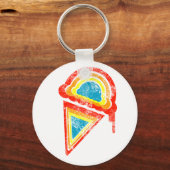 アイスクリームレインボードリード キーホルダー (正面)