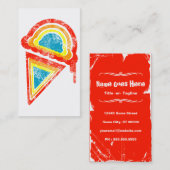 アイスクリームレインボードリード 名刺 (正面/裏面)