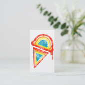 アイスクリームレインボードリード 名刺 (スタンド正面)