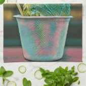 アイスクリームレシピ キッチンタオル (折り畳み)