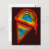 アイスクリームレトロドリップ ポストカード (正面/裏面)