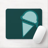 アイスクリームレトロドリップ マウスパッド (マウス)