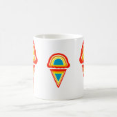 アイスクリームレトロレインボウズ コーヒーマグカップ (中央)