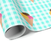 アイスクリームワッフルコーン ラッピングペーパー (ロールコーナー)