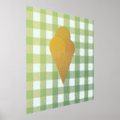 アイスクリームワッフルコーン 箔ポスター (レイダウン)