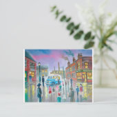 アイスクリームヴァンオイル塗装 ポストカード (スタンド正面)