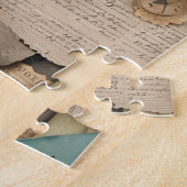 アイスクリームヴィンテージコラージュ ジグソーパズル (側面)