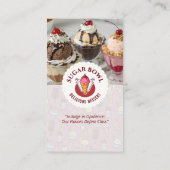 アイスクリーム事業 | おいしいデザートの味 名刺 (裏面)