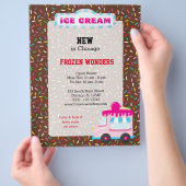 アイスクリーム事業 チラシ (手)