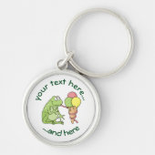 アイスクリーム付きカエル キーホルダー (正面)