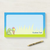 アイスクリーム付きカエル ポストイット (デスク)