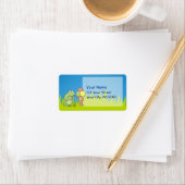 アイスクリーム付きカエル ラベル (インサイチュ)