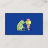 アイスクリーム付きカエル 名刺 (裏面)