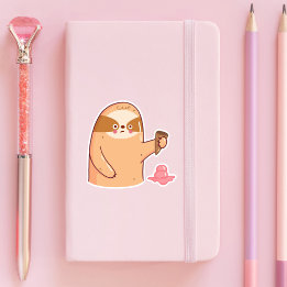 アイスクリーム付きスロッおもしろいト シール