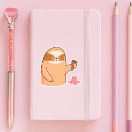 アイスクリーム付きスロッおもしろいト シール